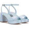 Vince Camuto Women’s Pendreya Platform Sandal, Light Blue, 7