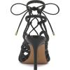 Vince Camuto Women’s Tilly Strappy Caged High Heel Sandal(Black)
