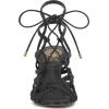 Vince Camuto Women’s Tilly Strappy Caged High Heel Sandal(Black)