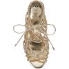 Vince Camuto Women’s Tilly Strappy Caged High Heel Sandal(Egyptian Gold)