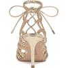 Vince Camuto Women’s Tilly Strappy Caged High Heel Sandal(Egyptian Gold)