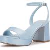 Vince Camuto Women’s Pendreya Platform Sandal, Light Blue, 7