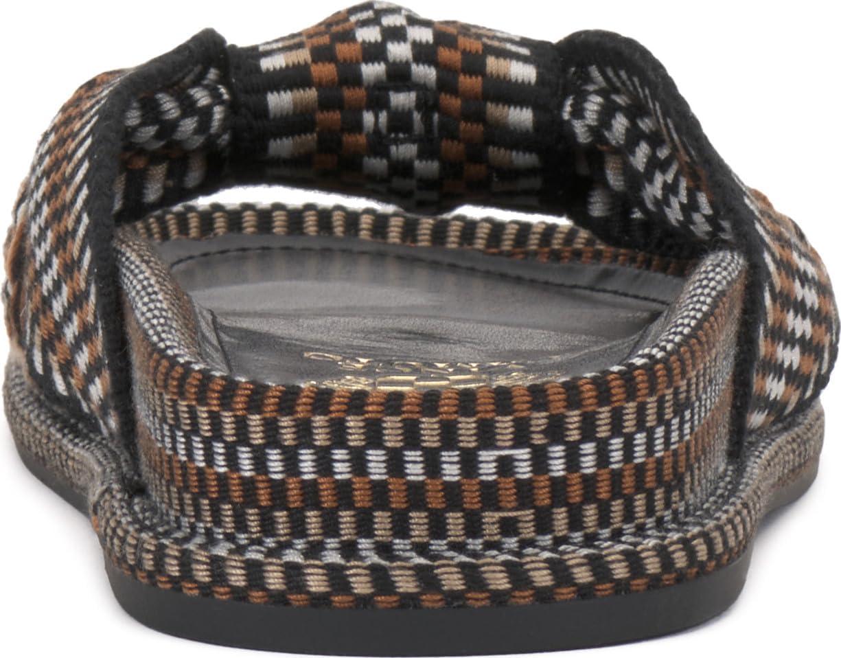 image:imageVince Camuto Womens Gryfynn Knotted Woven Slide SandalBlack Multi