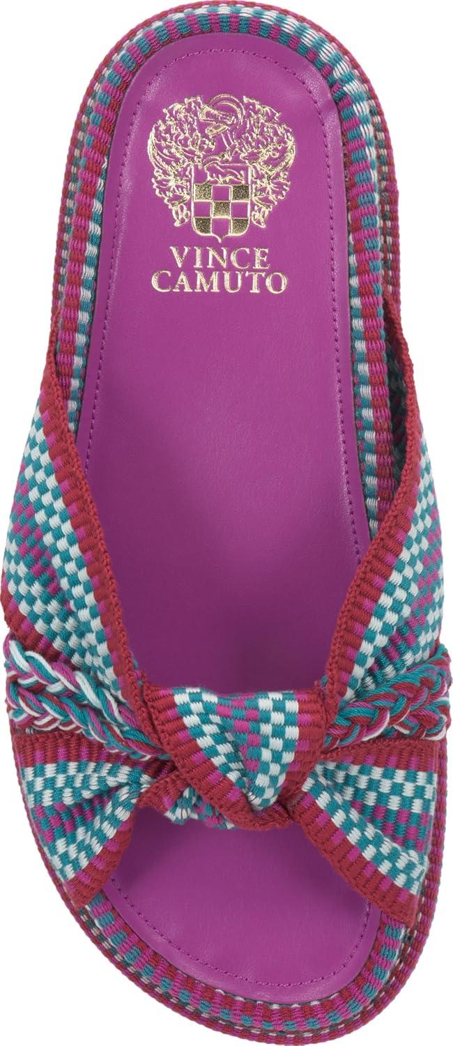 image:imageVince Camuto Womens Gryfynn Knotted Woven Slide SandalOrchid Multi