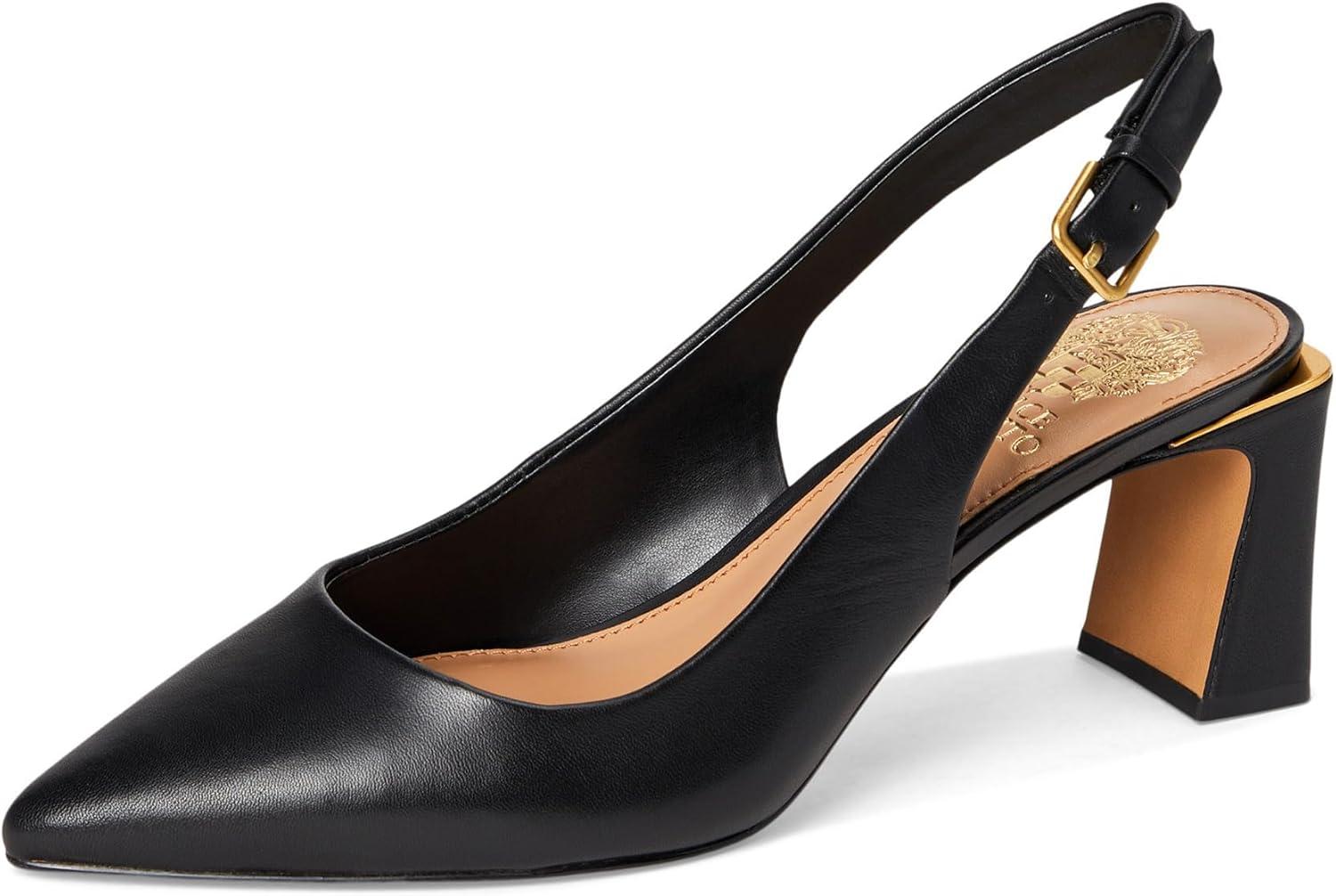 image:imageVince Camuto Womens Hamden Buckle Slingback PumpBlack