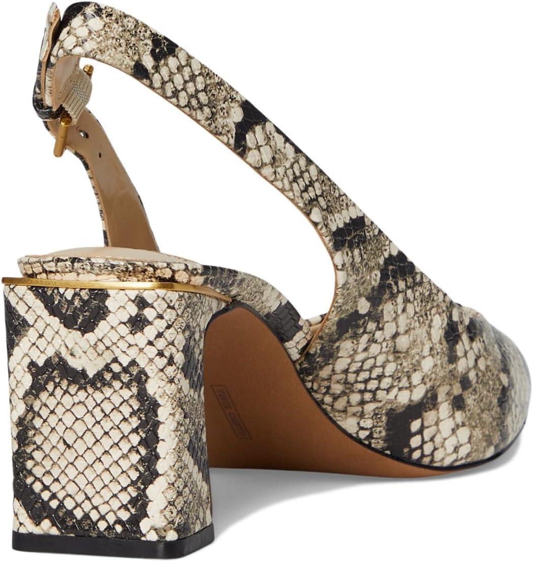 image:imageVince Camuto Womens Hamden Buckle Slingback PumpBlackCream