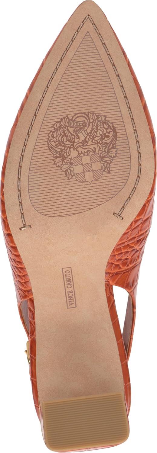 image:imageVince Camuto Womens Hamden Buckle Slingback PumpSunset Croco