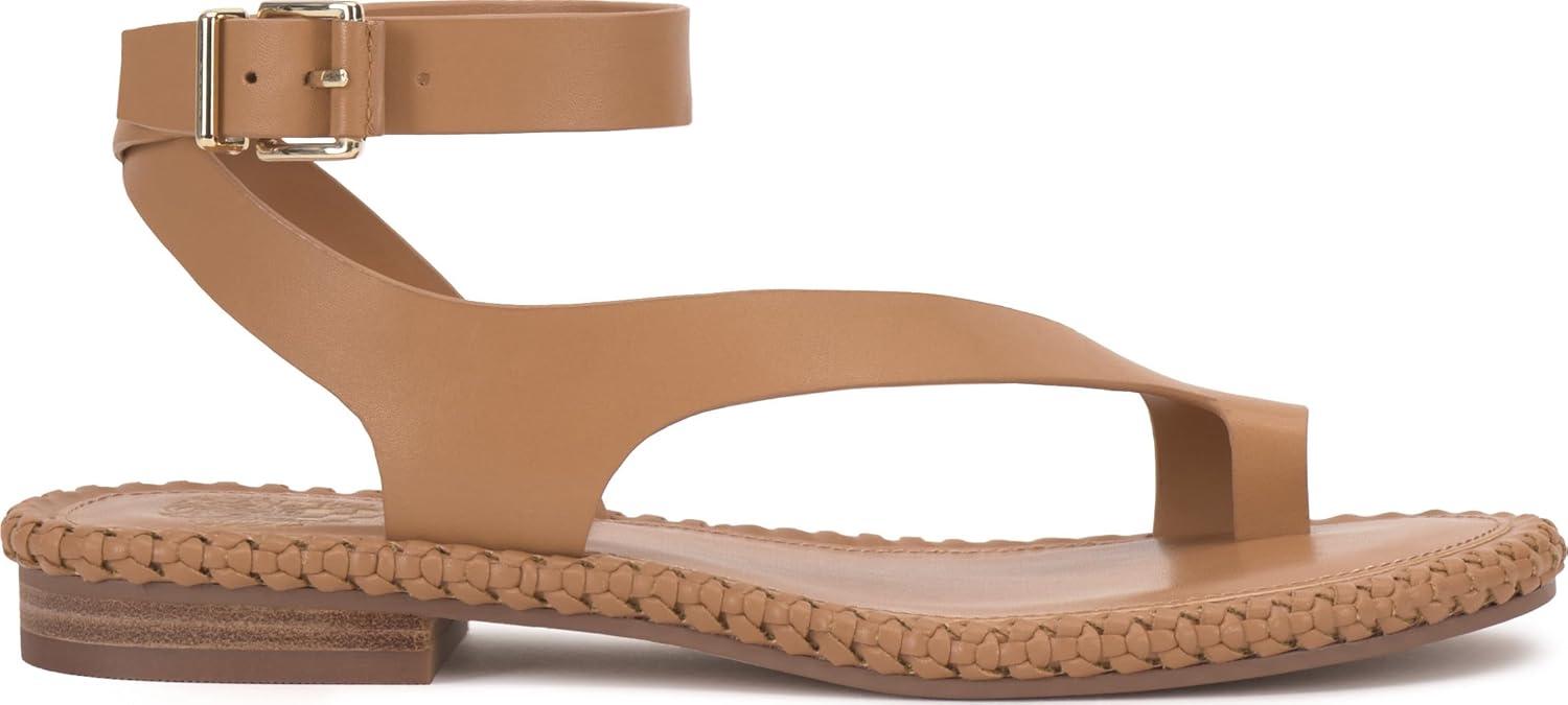 image:imageVince Camuto Womens Libahs Ankle Strap Toe Loop Flat SandalCortado Leather