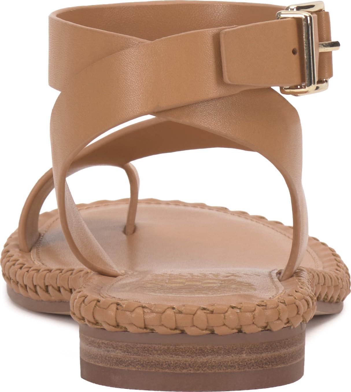 image:imageVince Camuto Womens Libahs Ankle Strap Toe Loop Flat SandalCortado Leather