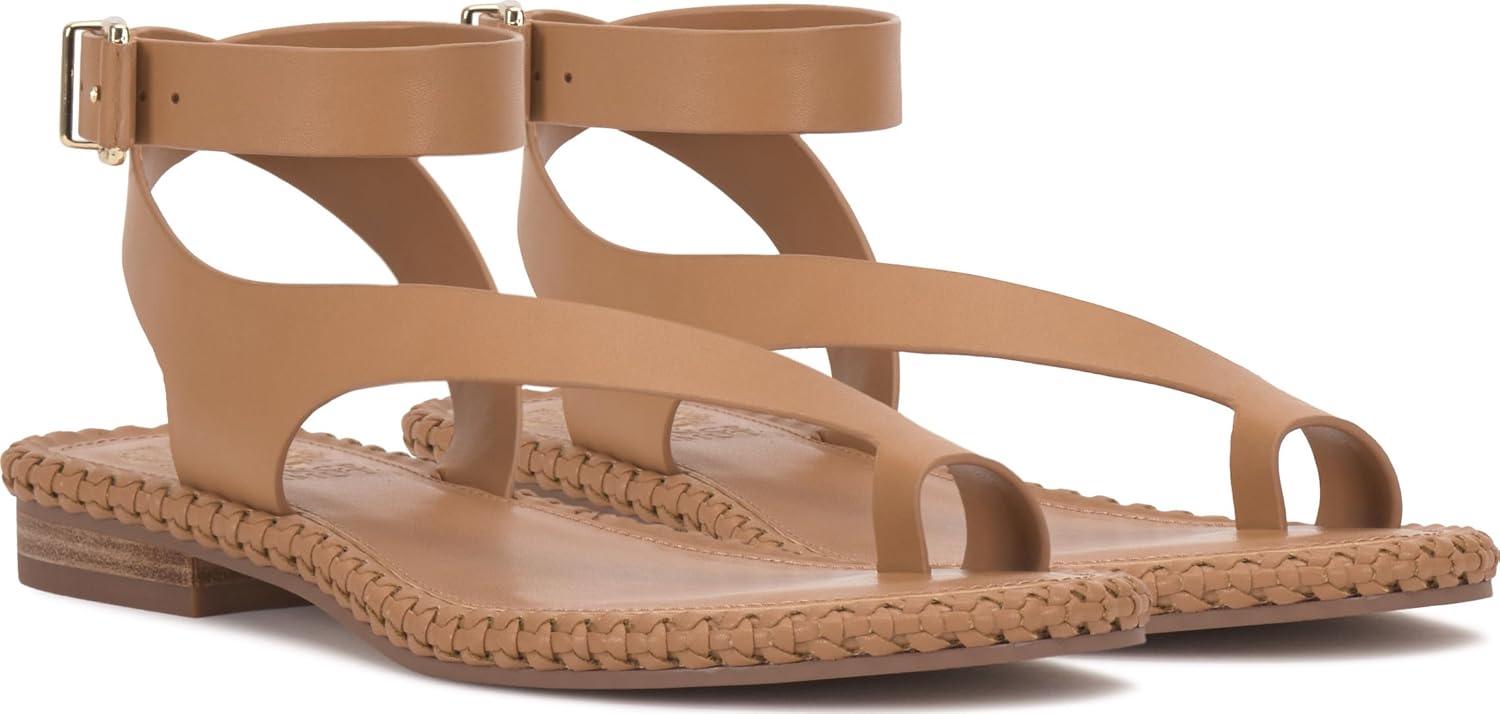 image:imageVince Camuto Womens Libahs Ankle Strap Toe Loop Flat SandalCortado Leather