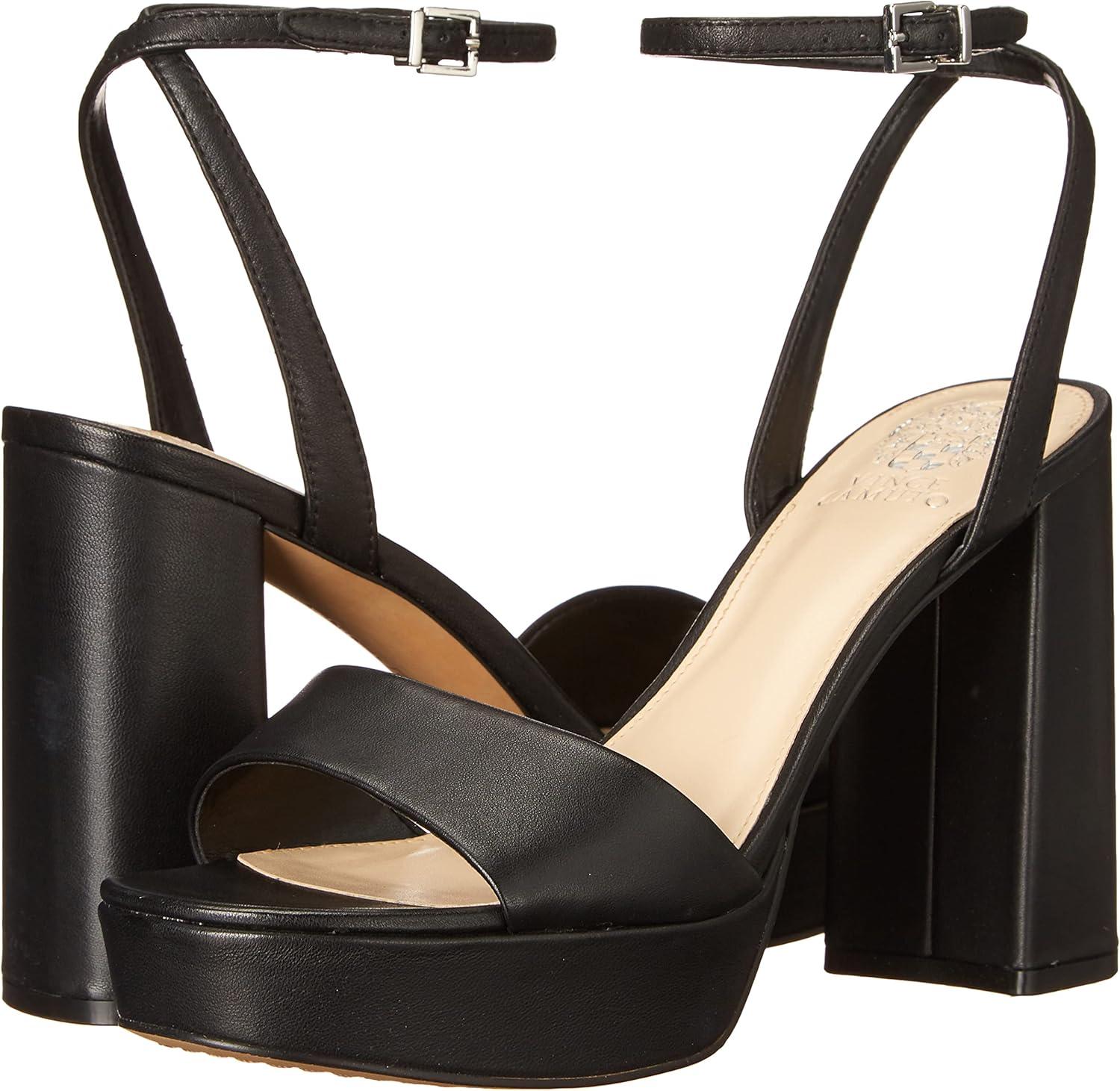 image:imageVince Camuto Womens Pendry Platform Heel SandalBlack Leather