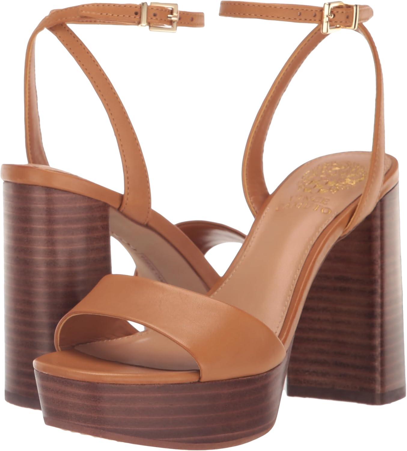 image:imageVince Camuto Womens Pendry Platform Heel SandalGolden Walnut