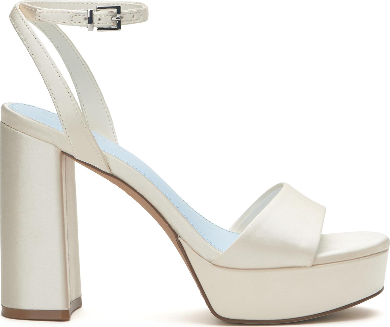 image:imageVince Camuto Womens Pendry Platform Heel SandalMilk Satin