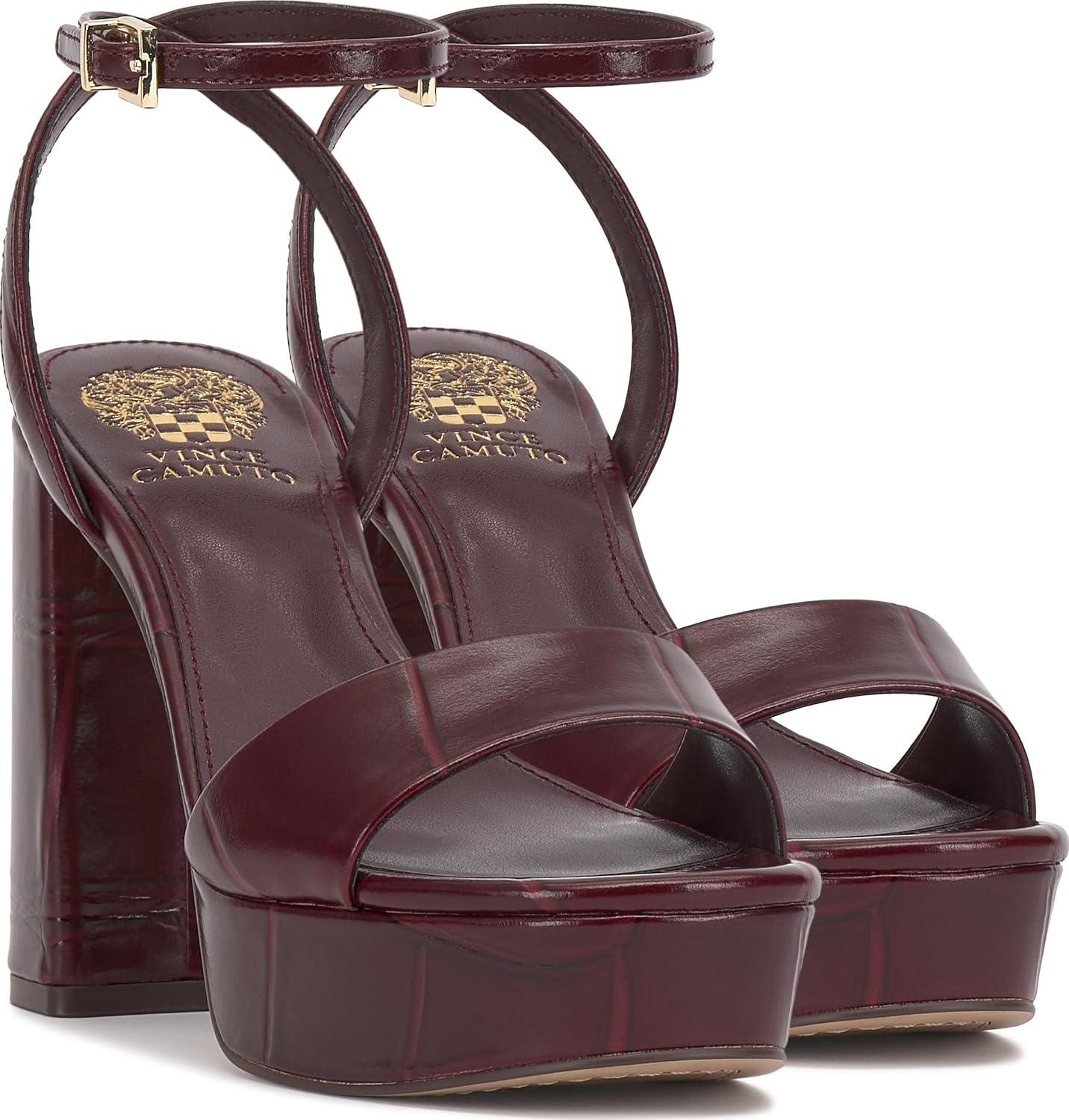 image:imageVince Camuto Womens Pendry Platform Heel SandalPlum Croco Leather