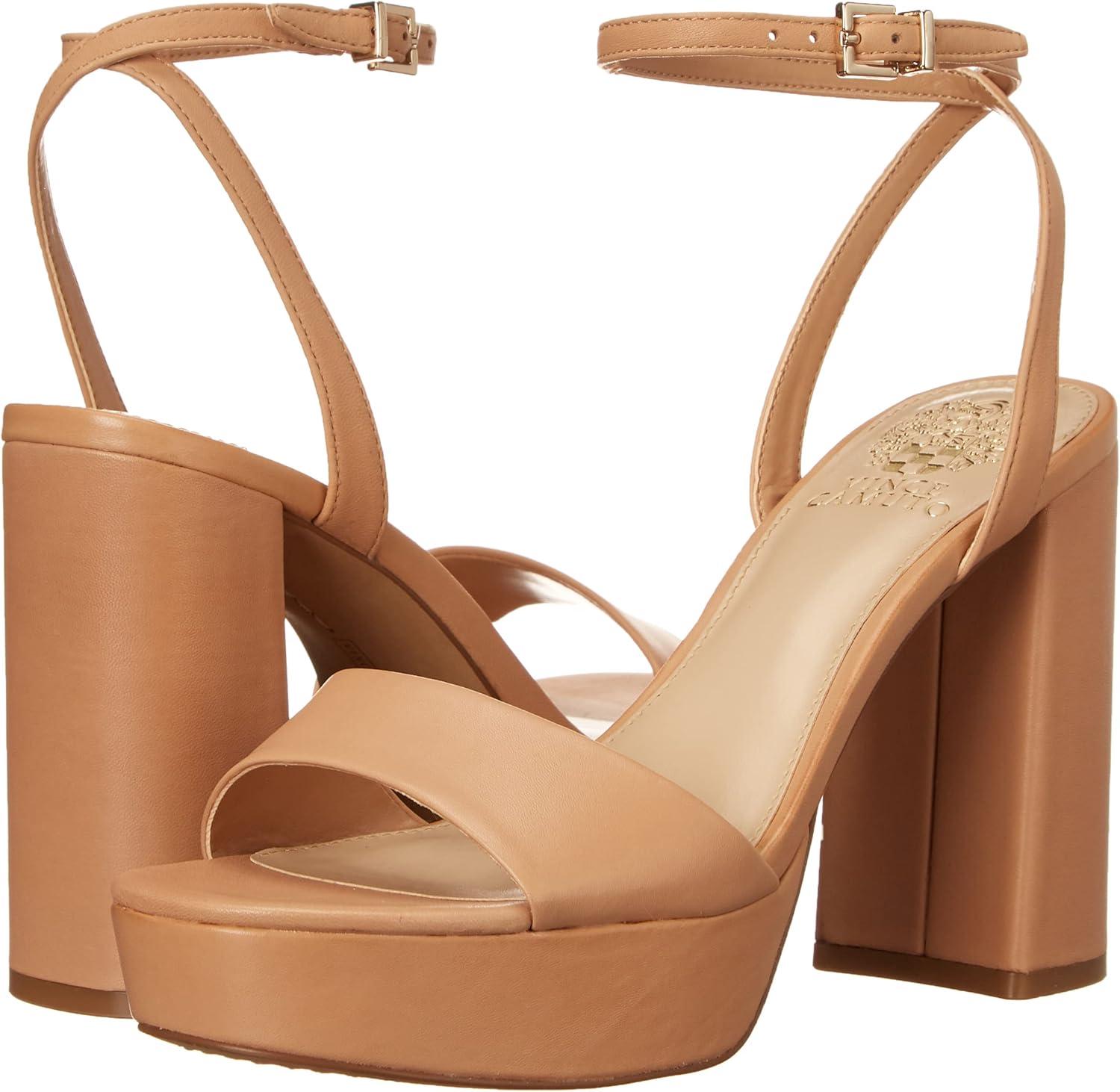 image:imageVince Camuto Womens Pendry Platform Heel SandalSandstone Leather