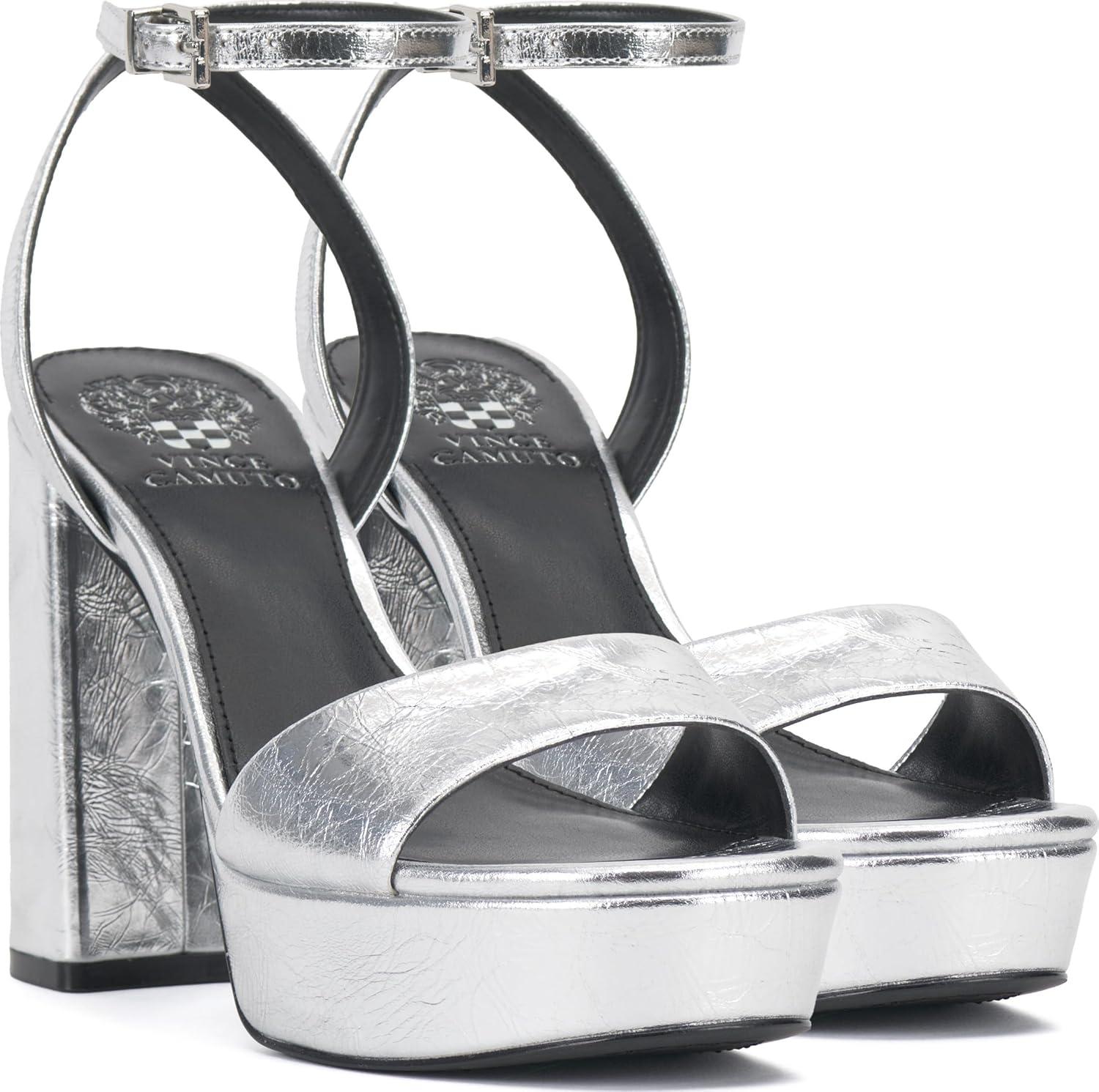 image:imageVince Camuto Womens Pendry Platform Heel SandalSilver