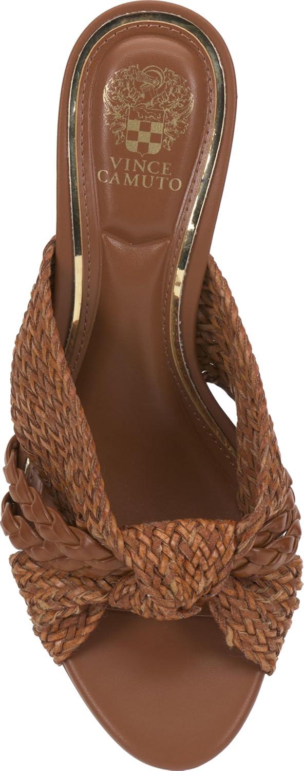 image:imageVince Camuto Womens Pheya Knotted High Heel Mule SandalGolden Walnut