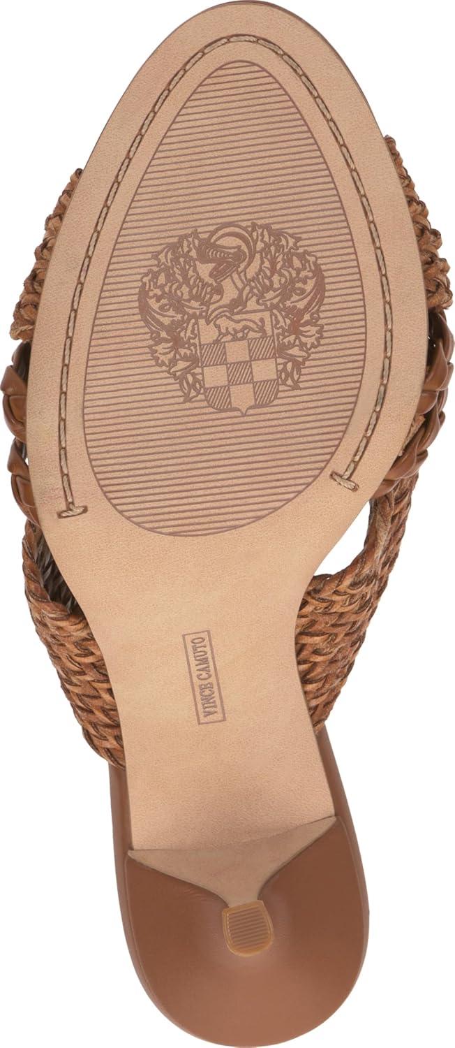 image:imageVince Camuto Womens Pheya Knotted High Heel Mule SandalGolden Walnut