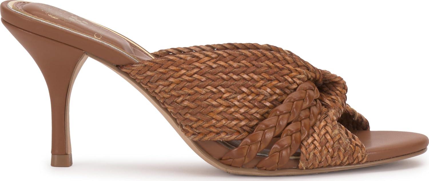 image:imageVince Camuto Womens Pheya Knotted High Heel Mule SandalGolden Walnut