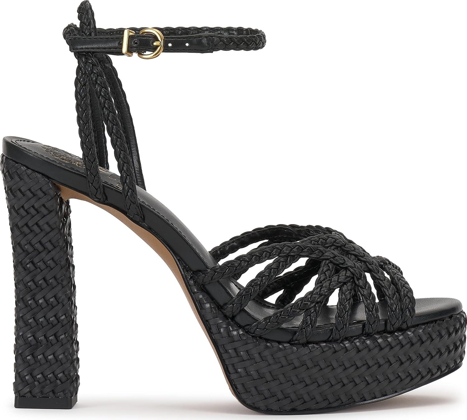 image:imageVince Camuto Womens Samlee Strappy Platform High Heel SandalBlack