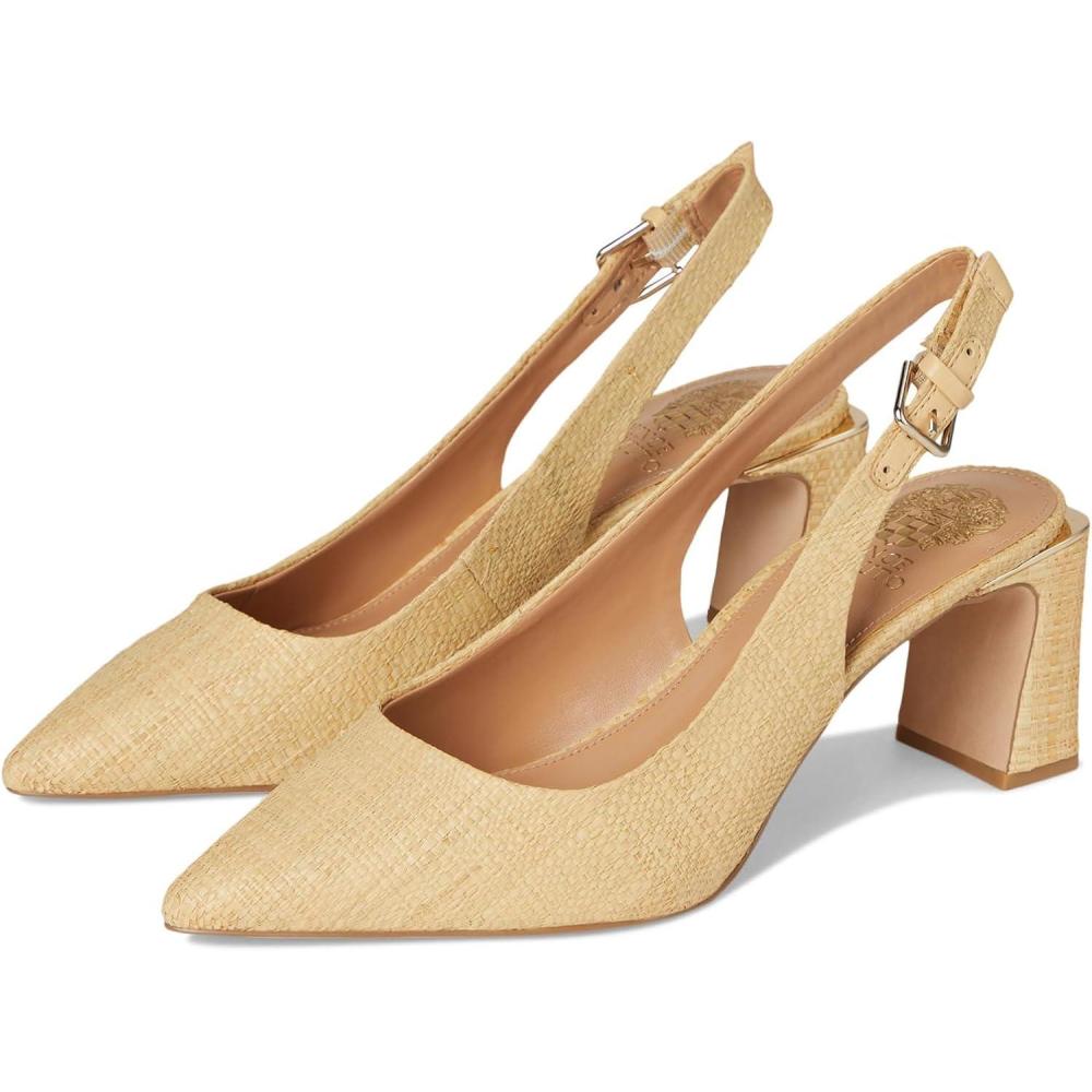 image:imageVince Camuto Womens Hamden Buckle Slingback PumpGolden Sand
