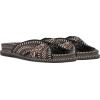 Vince Camuto Women’s Gryfynn Knotted Woven Slide Sandal(Black Multi)