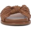 Vince Camuto Women’s Gryfynn Knotted Woven Slide Sandal(Golden Walnut)