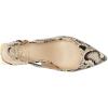 Vince Camuto Womens Hamden Buckle Slingback Pump(Black/Cream)