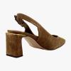 Vince Camuto Womens Hamden Buckle Slingback Pump(Fawn)