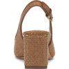 Vince Camuto Womens Hamden Buckle Slingback Pump(Golden Walnut Raffia)