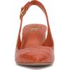 Vince Camuto Womens Hamden Buckle Slingback Pump(Sunset Croco)