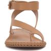 Vince Camuto Women’s Libahs Ankle Strap Toe Loop Flat Sandal(Cortado Leather)