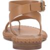Vince Camuto Women’s Libahs Ankle Strap Toe Loop Flat Sandal(Cortado Leather)