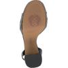 Vince Camuto Women’s Pendry Platform Heel Sandal(Black Quilted Leather)