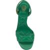 Vince Camuto Women’s Pendry Platform Heel Sandal(Emerald Quilted Leather)