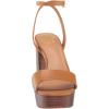 Vince Camuto Women’s Pendry Platform Heel Sandal(Golden Walnut)