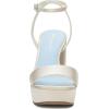 Vince Camuto Women’s Pendry Platform Heel Sandal(Milk Satin)