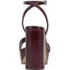Vince Camuto Women’s Pendry Platform Heel Sandal(Plum Croco Leather)