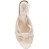 Vince Camuto Women’s Pheya Knotted High Heel Mule Sandal(Coconut Cream)