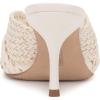 Vince Camuto Women’s Pheya Knotted High Heel Mule Sandal(Coconut Cream)