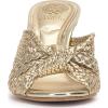 Vince Camuto Women’s Pheya Knotted High Heel Mule Sandal(Egyptian Gold)
