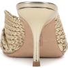 Vince Camuto Women’s Pheya Knotted High Heel Mule Sandal(Egyptian Gold)