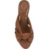 Vince Camuto Women’s Pheya Knotted High Heel Mule Sandal(Golden Walnut)