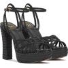 Vince Camuto Women’s Samlee Strappy Platform High Heel Sandal(Black)