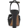 Vince Camuto Women’s Samlee Strappy Platform High Heel Sandal(Black)