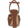 Vince Camuto Women’s Samlee Strappy Platform High Heel Sandal(Golden Walnut)