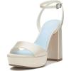 Vince Camuto Women’s Pendry Platform Heel Sandal(Milk Satin)