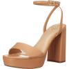 Vince Camuto Women’s Pendry Platform Heel Sandal(Sandstone Leather)