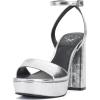 Vince Camuto Women’s Pendry Platform Heel Sandal(Silver)