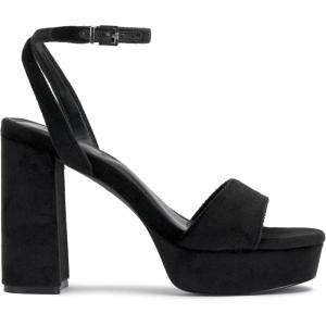 Vince Camuto Women’s Pendry Platform Heel Sandal(Black 1)